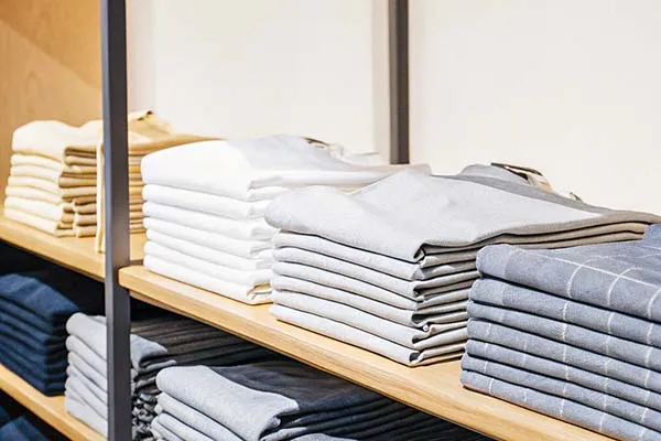 Folded Clothing Display