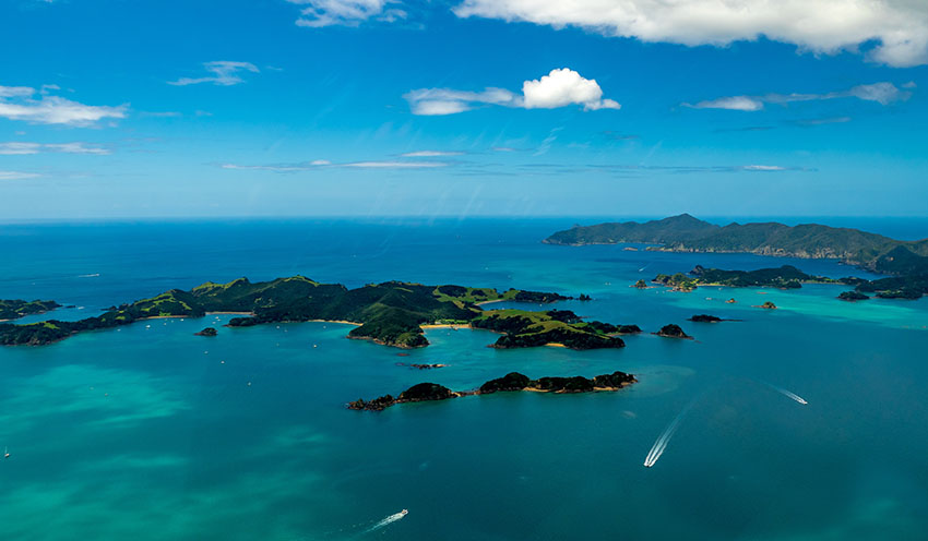Best Places to Travel in the World: Explore the Beauty of Our Planet 16 bay of islands airborne view